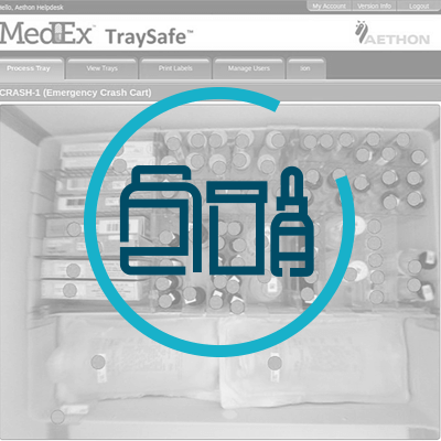Traysafe scans entire tray and ensures safe configuration